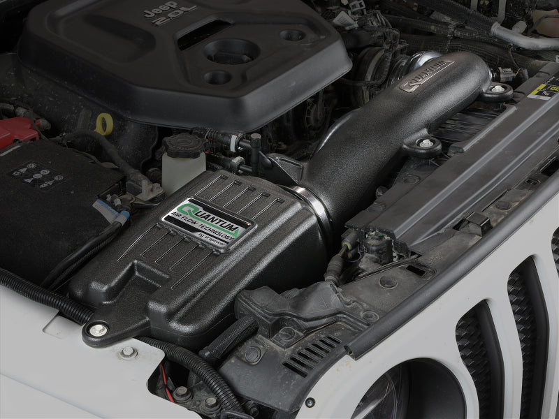 aFe Quantum Pro 5R Cold Air Intake System for 2018-2023 Jeep Wrangler JL 2.0L Turbo - Part Number 53-10019R