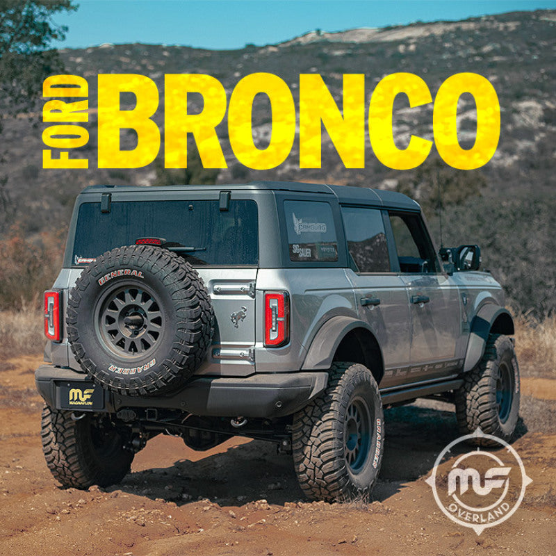 MagnaFlow 2021-2025 Ford Bronco Overland Series Cat-Back Exhaust System Part #19559