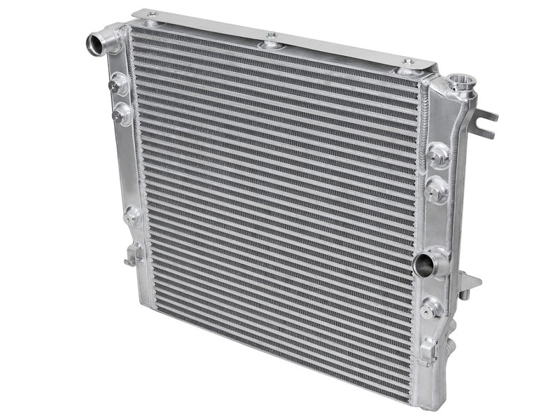 aFe BladeRunner GT Series Bar and Plate Radiator with Black Hoses for 2012-2018 Jeep Wrangler (JK) V6 3.6L