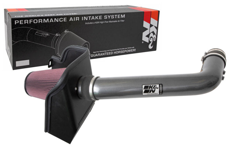 K&N Engineering High Flow Performance Intake Kit for 2020 Ford F-250/350 with 6.2L V8 - Part #77-2593KC