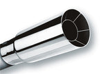 Borla Universal Polished Exhaust Tip with 2-Inch Inlet and 2.5-Inch Outlet - Part #20102