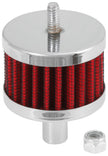 K&N Engineering 62-1100 Steel Base Crankcase Vent Filter – 0.5 Inch Vent OD, 2 Inch Diameter, 1.5 Inch Height