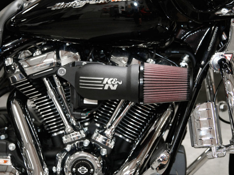 K&N Engineering Part 57-1139 High-Flow Performance Air Intake System for 2017 Harley-Davidson Touring Models