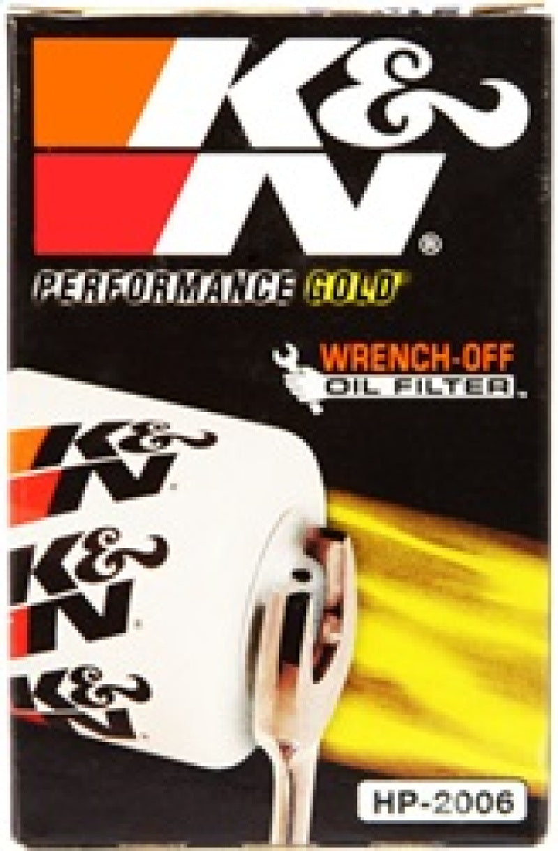 K&N Engineering HP-2006 Universal Performance Gold Oil Filter for Automotive Engines