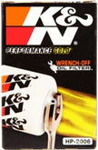 K&N Engineering HP-2006 Universal Performance Gold Oil Filter for Automotive Engines