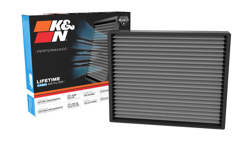 K&N Engineering VF2078 Washable Cabin Air Filter for Ford Bronco 2021-2022