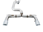 AWE Tuning Ford Focus RS Track Edition Cat-Back Exhaust with Chrome Silver Tips
