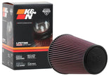 K&N Engineering Universal Clamp-On Air Filter - 6 inch Flange / 7-1/2 inch Body / 4-1/2 inch Top / 9 inch Height