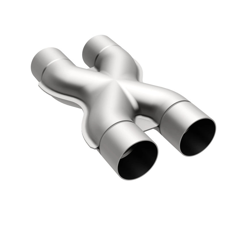 MagnaFlow Performance Exhaust X-Pipe 10792 - 3 Inch Stainless Steel Custom Exhaust Component