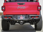 aFe Vulcan Series 3-inch to 2-1/2-inch Stainless Steel Cat-Back Exhaust System for Jeep Gladiator (JT) 2020-2021 with Black Tips