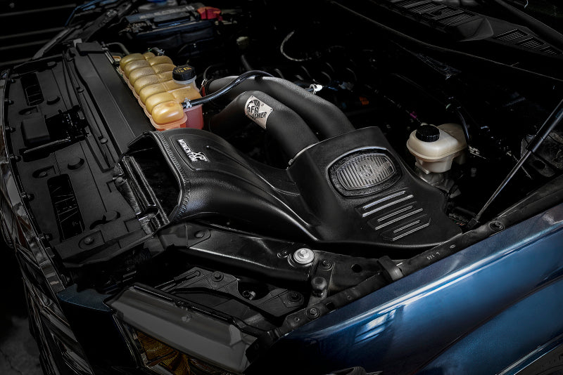 aFe Momentum XP Pro DRY S Cold Air Intake System with Black Aluminum Tubes for 2015-2016 Ford F-150 V8 5.0L