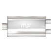 MagnaFlow 12590 Oval Straight-Through Performance Muffler for Enhanced Exhaust Sound and Durability