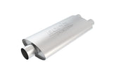 Borla ProXS 3-Inch Inlet Dual 2.25-Inch Outlet Oval Muffler with Reversible Design
