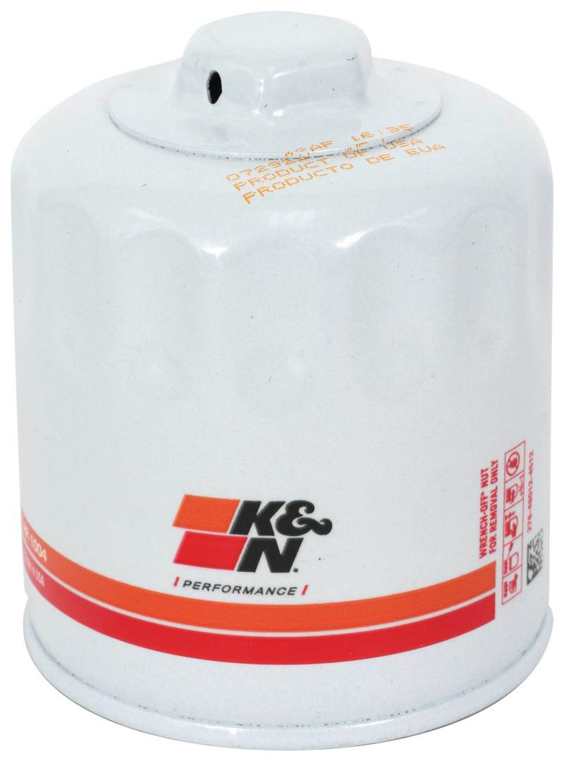 K&N Engineering HP-1004 Universal Performance Gold Oil Filter for Engine Protection and High Flow