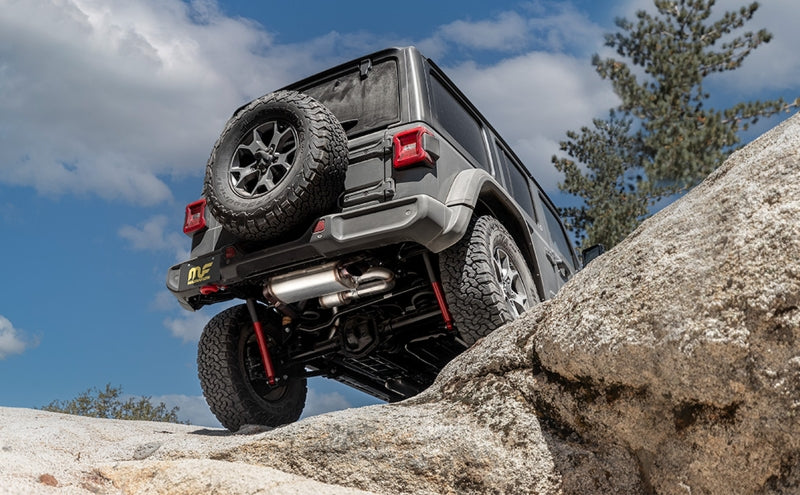 MagnaFlow Overland Series Axle-Back Exhaust System for Jeep Wrangler JL 2018-2024 with 2.0L/3.6L Engines