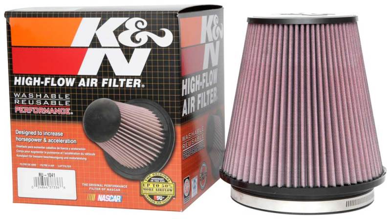 K&N Engineering Universal Clamp-On Air Filter 6-inch FLG / 7-1/2-inch B / 5-inch T / 7-1/2-inch H