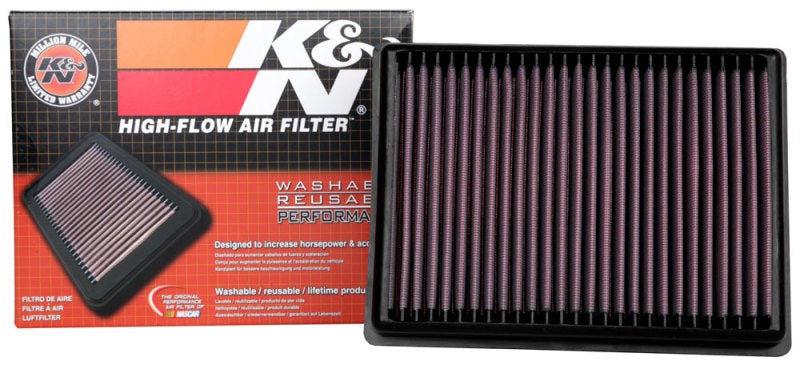 K&N Engineering Replacement Air Filter 33-3152 for 2018-2020 Renault Megane IV 1.8L L4