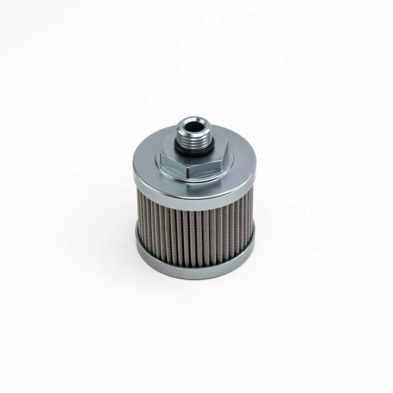 DeatschWerks Stainless Steel 6AN 100 Micron Universal Fuel Pump Pre-Filter - Part Number 8-01-06100