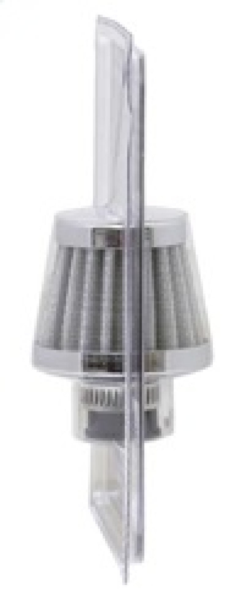 K&N Engineering 62-1600WT Crankcase Vent Filter with Chrome Top and Base, 2-inch Base Diameter
