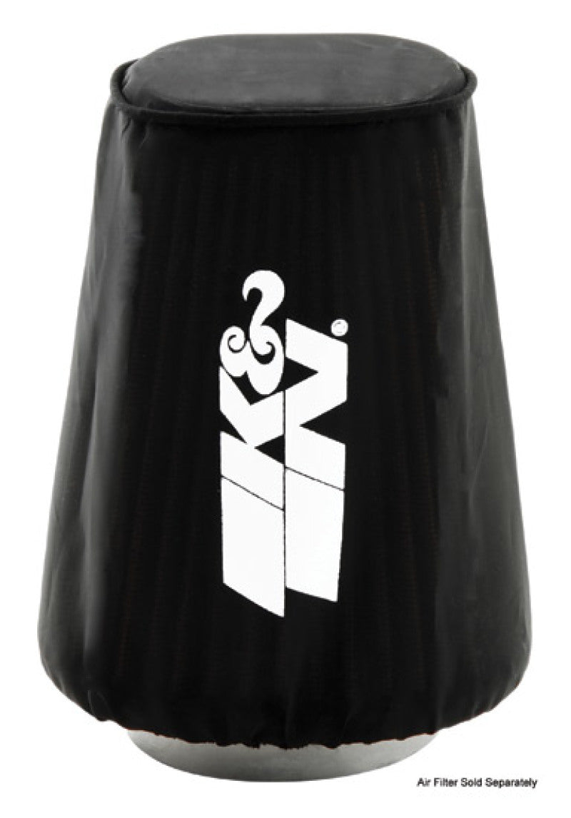 K&N Engineering RC-3680DK Drycharger Black Air Filter Wrap for Enhanced Airflow and Water Resistance