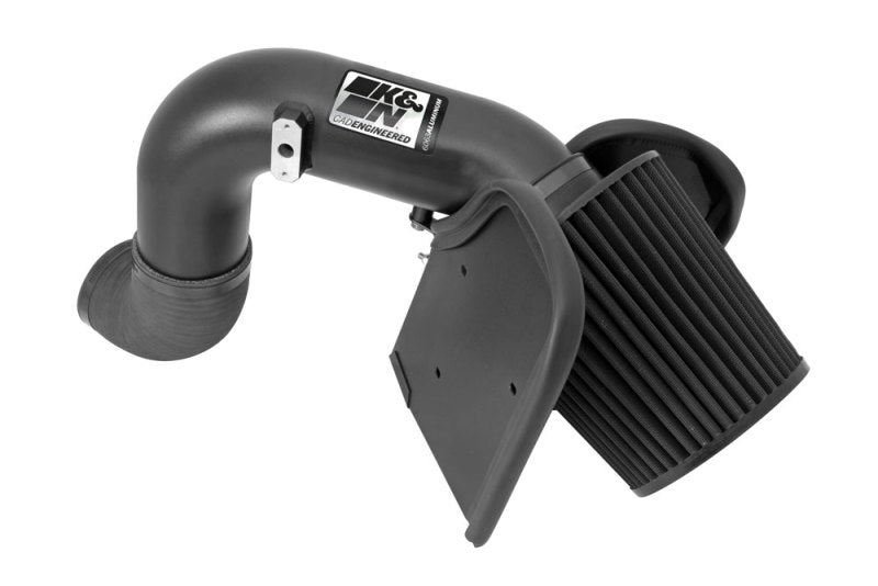 K&N Engineering 71-1532 Black Performance Cold Air Intake Kit for Dodge Ram 2500 and 3500 (2006-2007 5.9L Diesel)