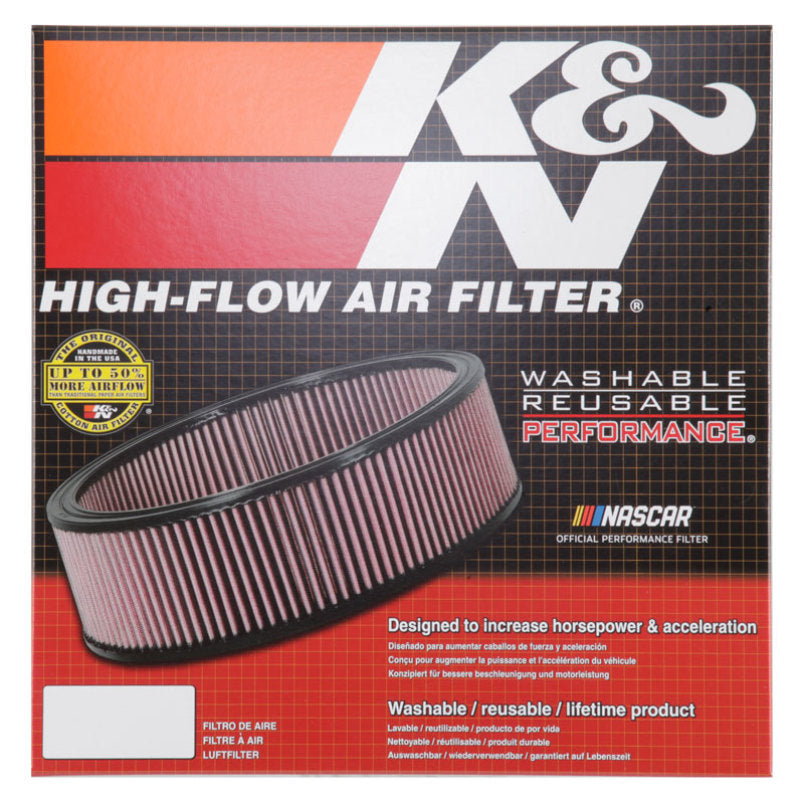 K&N Engineering E-3750 High-Flow Reusable Air Filter for GMC Suburban and V1500 Models