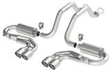 Borla Corvette Z06 Aggressive Cat-Back Exhaust System with Dual 4-Inch Stainless Steel Tips - Part #140038