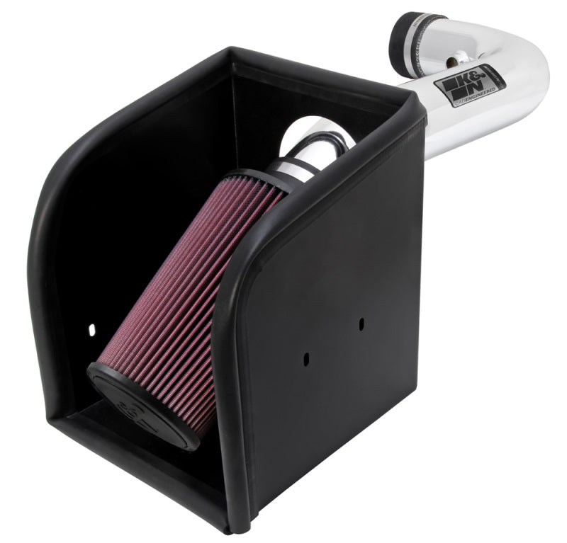 K&N Engineering Part 77-1533KP High Flow Performance Cold Air Intake System for 2004-2008 Dodge Ram 1500 V8-5.7L