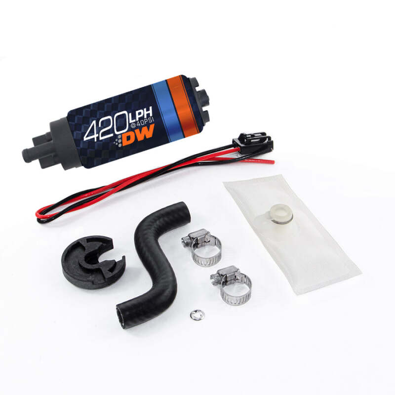 DeatschWerks DW420 Series 420lph In-Tank Fuel Pump with Install Kit for 1988-1997 Ford Mustang