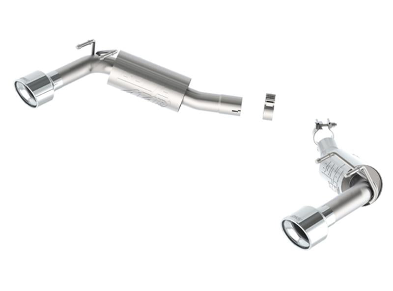 Borla ATAK Axle-Back Exhaust System for 2014-2015 Chevrolet Camaro SS 6.2L V8 RWD - Single Tip Dual Exhaust