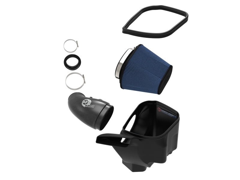 aFe 12-21 Jeep Grand Cherokee 6.4L Track Series Carbon Fiber Cold Air Intake System with Pro 5R Filter