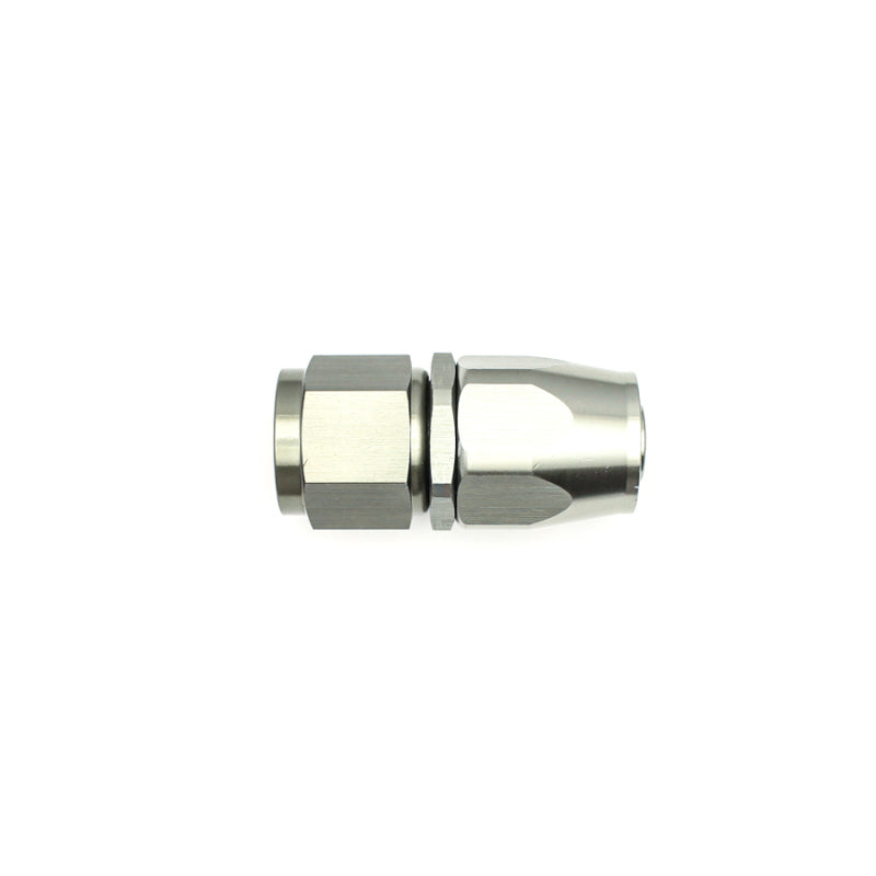 DeatschWerks 10AN Female Swivel Straight Hose End CPE in Matte Black