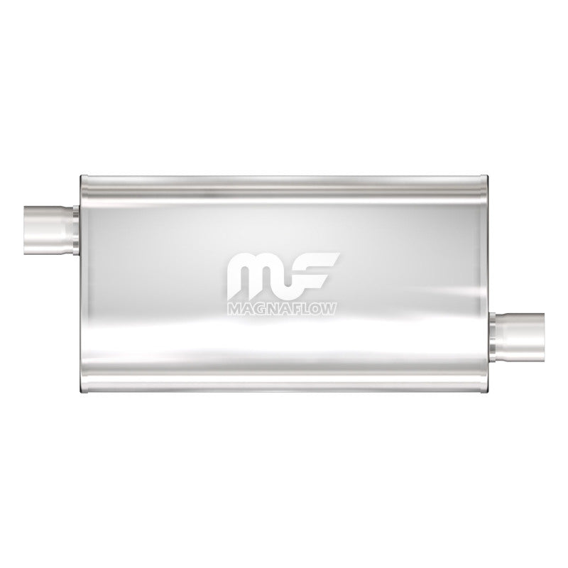 MagnaFlow 12578 Oval Straight-Through Performance Exhaust Muffler for Enhanced Sound and Durability