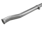 aFe MACH Force-Xp 2-1/2in Stainless Steel Mid-Pipe with Resonator Delete for Jeep Wrangler JL 18-26 3.6L