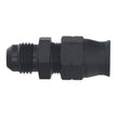 DeatschWerks 6AN Male Flare to 3/8 Inch Hardline Compression Adapter - Anodized Matte Black
