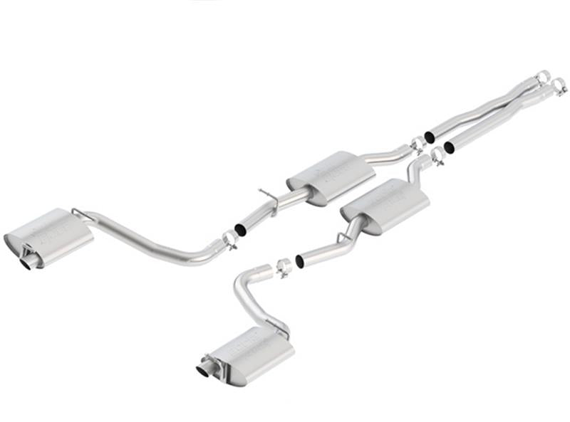 Borla ATAK Cat-Back Exhaust System for 2015-2022 Chrysler 300 and Dodge Charger R/T 5.7L V8