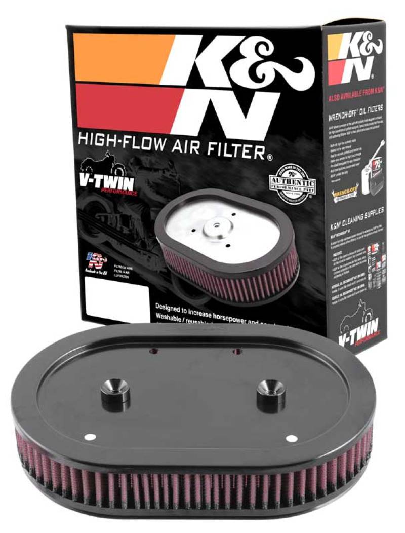 K&N Engineering HD-0900 Replacement Air Filter for Harley-Davidson Sportster with Screamin' Eagle Upgrade