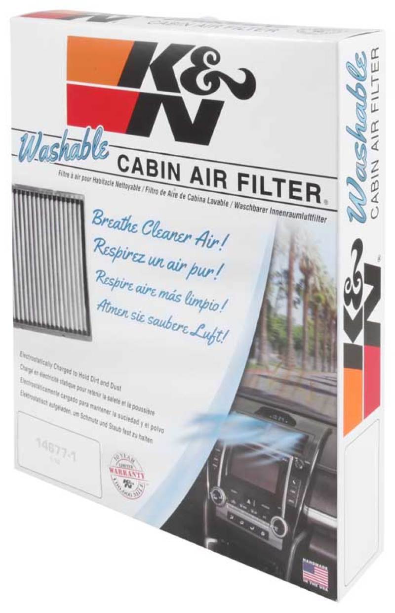 K&N Engineering VF2038 Washable Cabin Air Filter for 2008-2010 Dodge Grand Caravan and 2008 Chrysler Town & Country