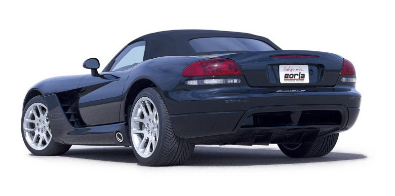 Borla SRT-10 Cat-Back Exhaust System for 2003-2010 Dodge Viper 8.3L V10 - Part Number 140048