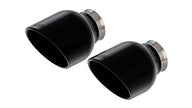 Borla 15-24 Dodge Charger V8 / 2023 Chrysler 300C T-304 Stainless Steel Tips - Black Chrome Finish