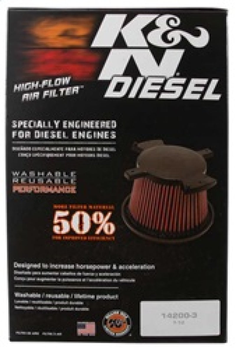 K&N Engineering 10-11 Dodge Ram 2500/3500 6.7L L6 Diesel Replacement Air Filter (Part E-0787)