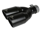 aFe Vulcan Series 3-inch to 2-1/2-inch Stainless Steel Cat-Back Exhaust System for Jeep Gladiator (JT) 2020-2021 with Black Tips