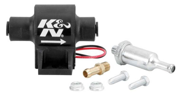 K&N Performance Electric Fuel Pump 4-7 PSI - Universal 12-Volt Fuel System Hardware