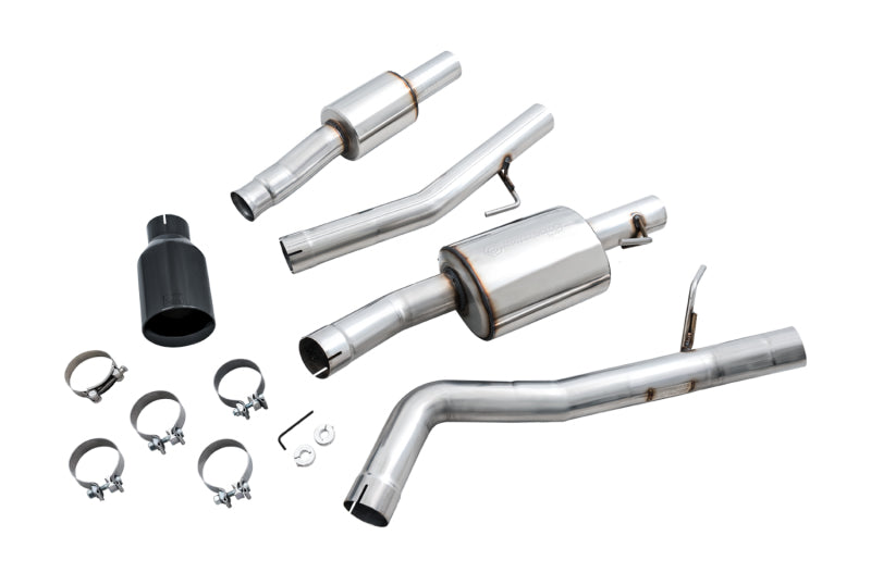 AWE Tuning Jeep Gladiator JT 3.6L Tread Edition Cat-Back Exhaust with Diamond Black Tips