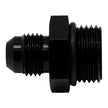 DeatschWerks 8AN ORB Male to 6AN Male Flare Adapter with O-Ring - Anodized Matte Black