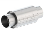 Borla XR-1 Sportsman Shorty Racing Muffler with 3.5-inch Inlet/Outlet, 5-inch Round Body, 8-inch Length - Part Number 40004S