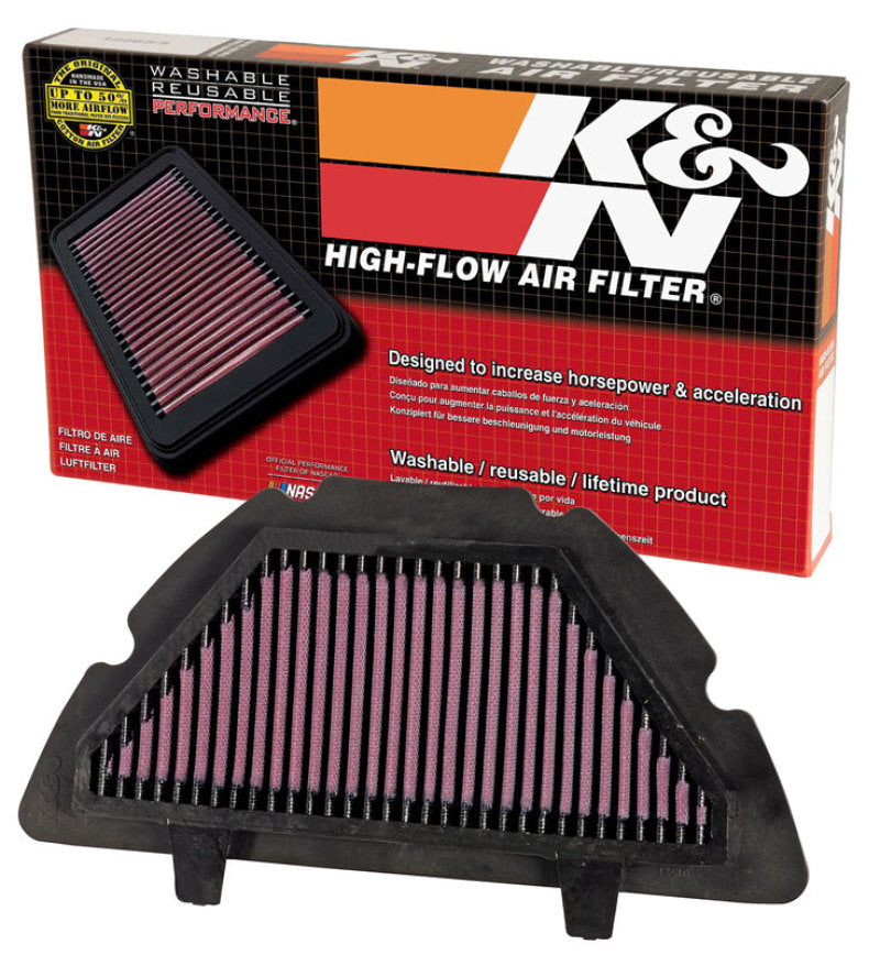 K&N Engineering YA-1007 High-Flow Replacement Air Filter for Yamaha YZF-R1 2007-2008