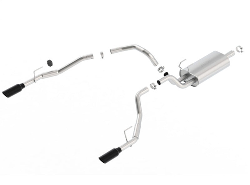 Borla 09-17 Ram 1500 5.7L V8 Black Chrome Touring Cat-Back Exhaust System Part #140552BC