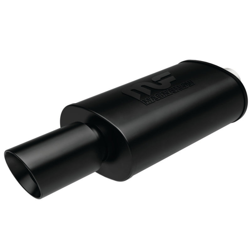 MagnaFlow Performance Exhaust Muffler 14868 with Black Coated Finish and Welded Tip