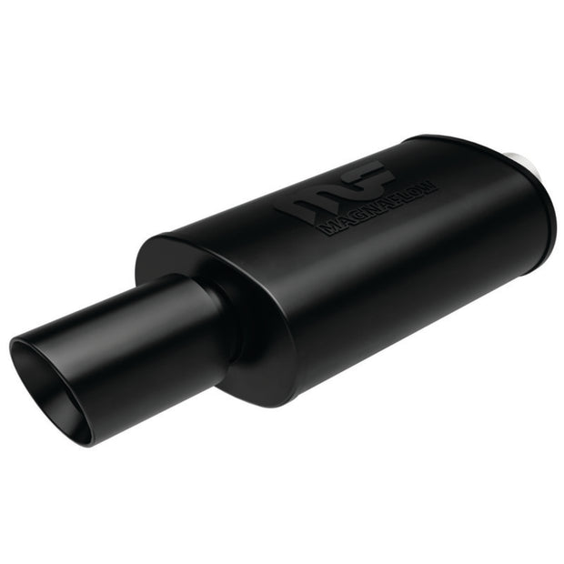 MagnaFlow Performance Exhaust Muffler 14868 with Black Coated Finish and Welded Tip
